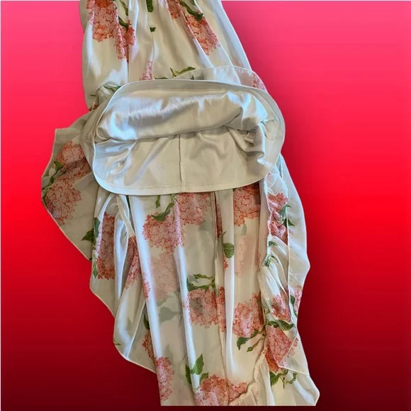 Heart & Soul White Floral High Low Dress XS - Picture 7 of 9